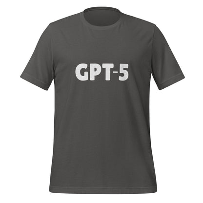Product mockup photo of the GPT 5 T Shirt 2 (unisex) Asphalt / M.