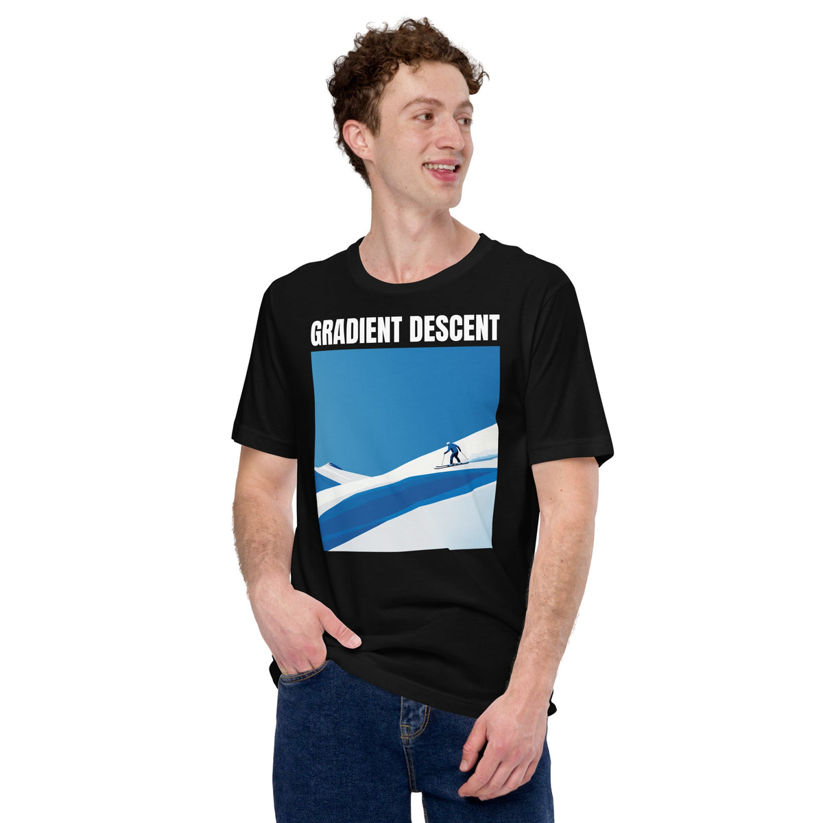 Image of the Gradient Descent T-Shirt (unisex).