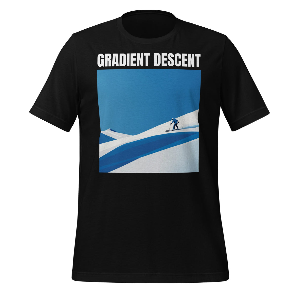 Image of the Gradient Descent T-Shirt (unisex) Black / M.