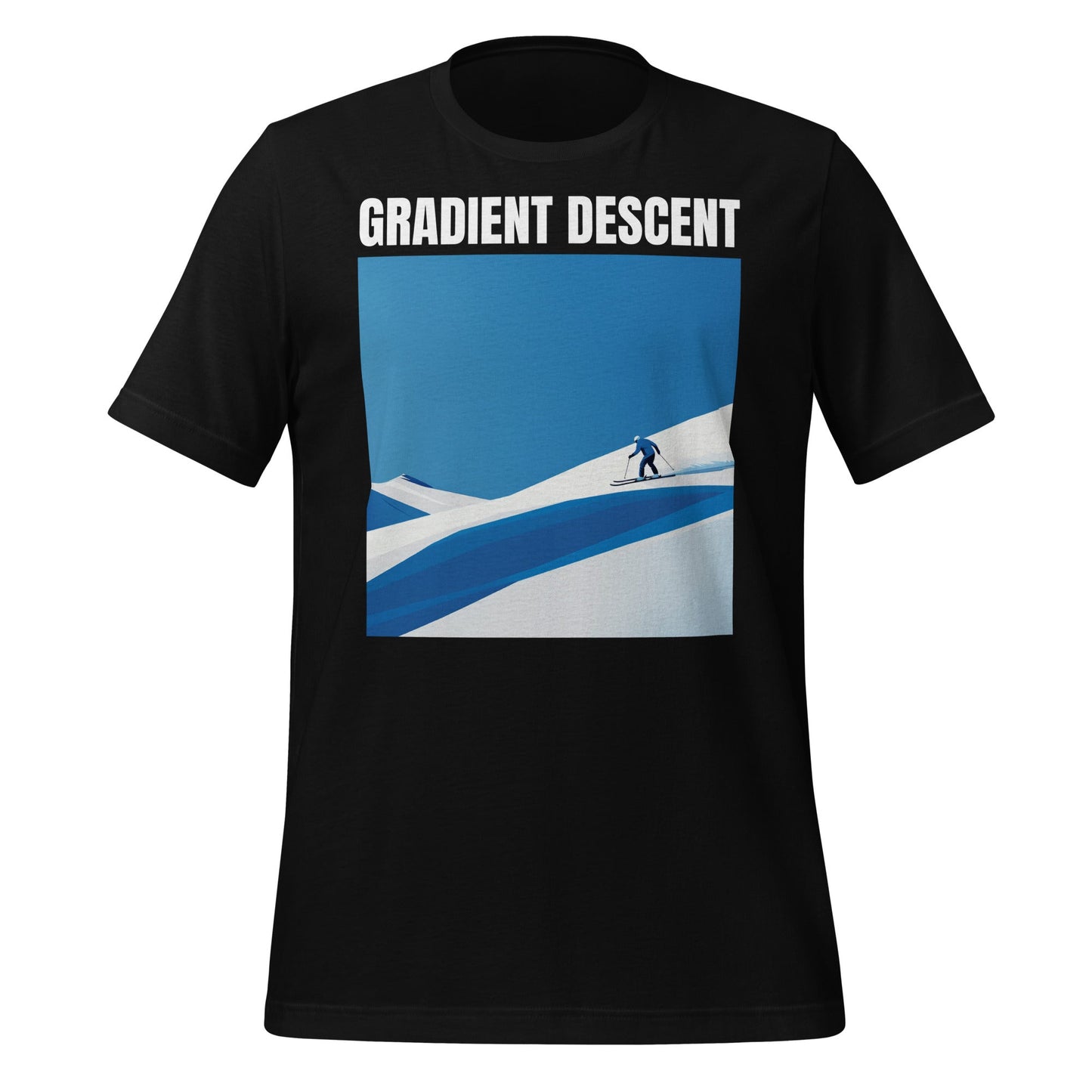 Image of the Gradient Descent T-Shirt (unisex) Black / M.