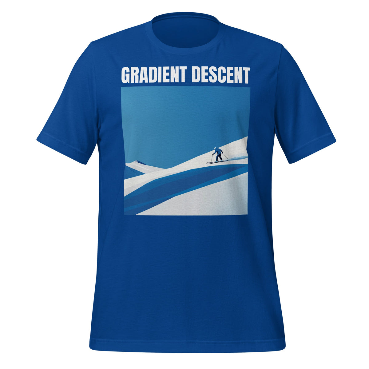 Image of the Gradient Descent T-Shirt (unisex) True Royal / M.