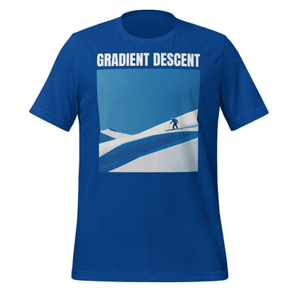 Image of the Gradient Descent T-Shirt (unisex) True Royal / M.