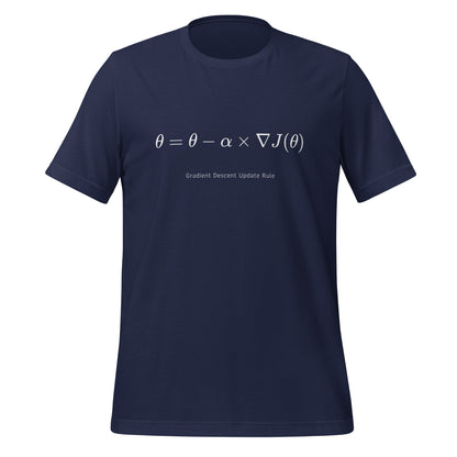 Image of the Gradient Descent Update Rule T-Shirt (unisex) Navy / M.