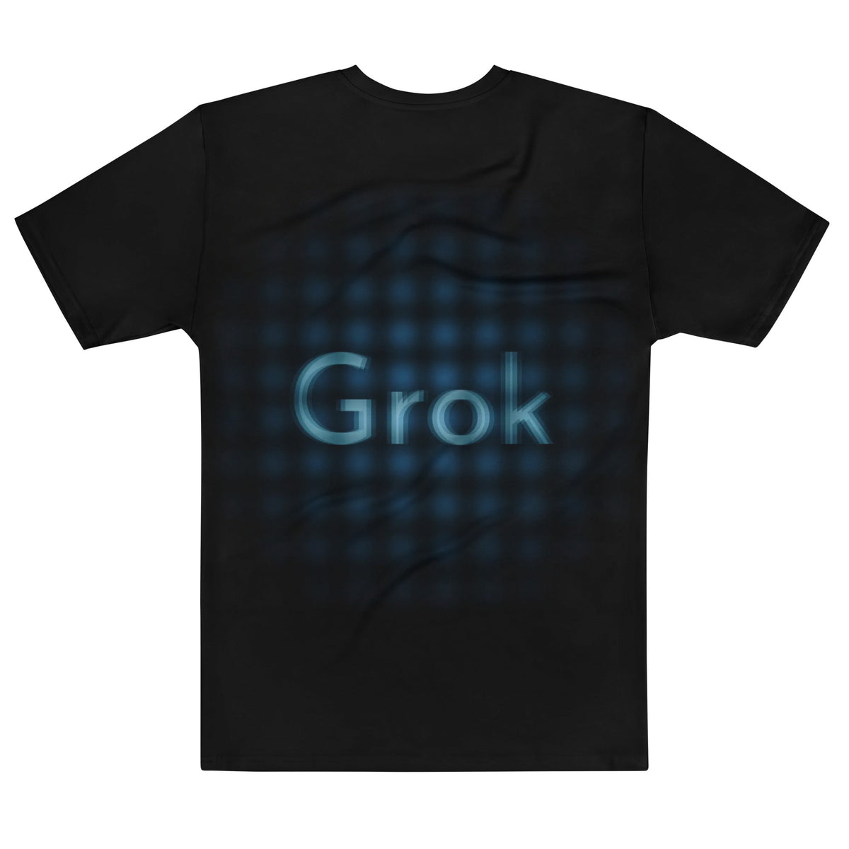 Product mockup photo of the Grok 1.5 Glitch T Shirt (men).