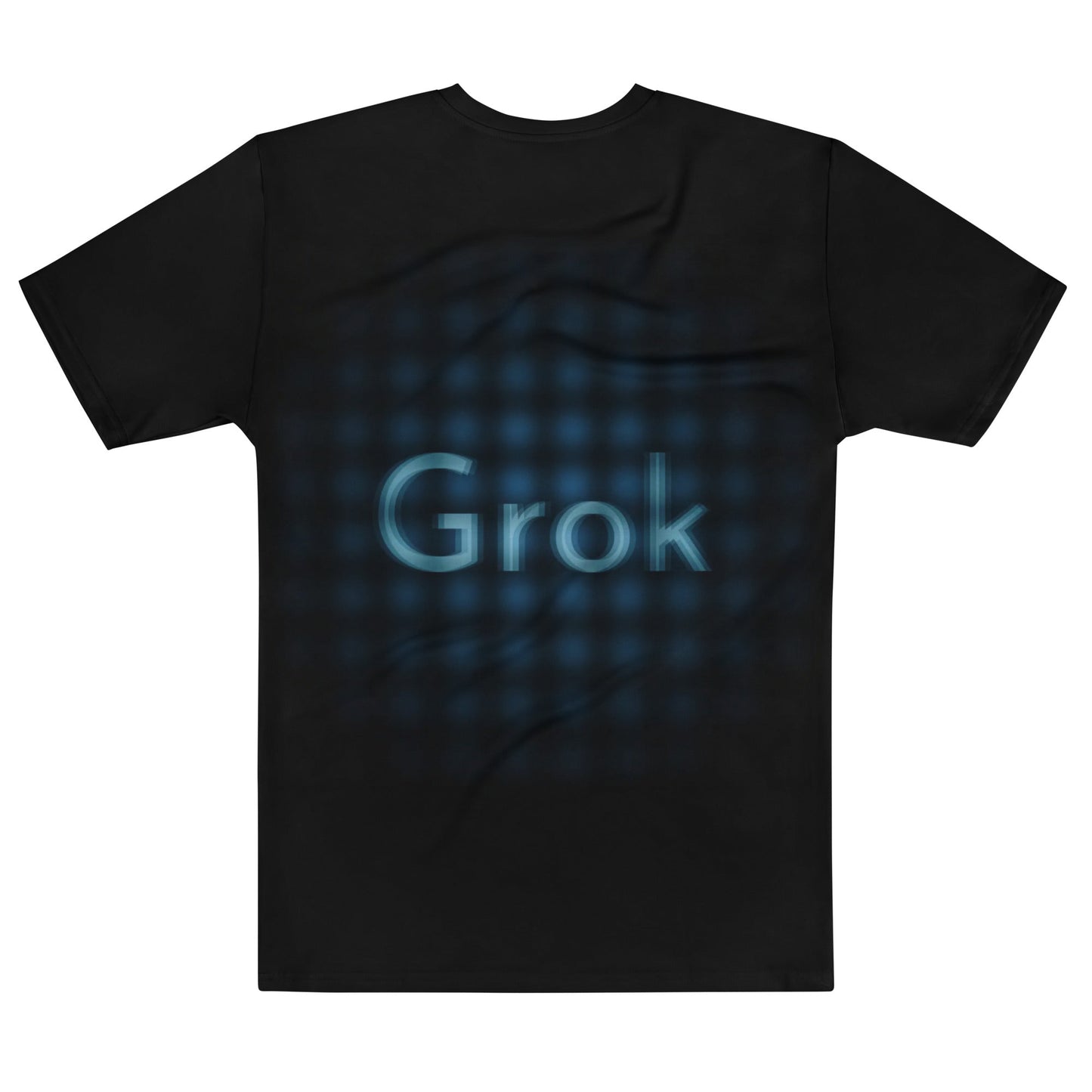 Product mockup photo of the Grok 1.5 Glitch T Shirt (men).