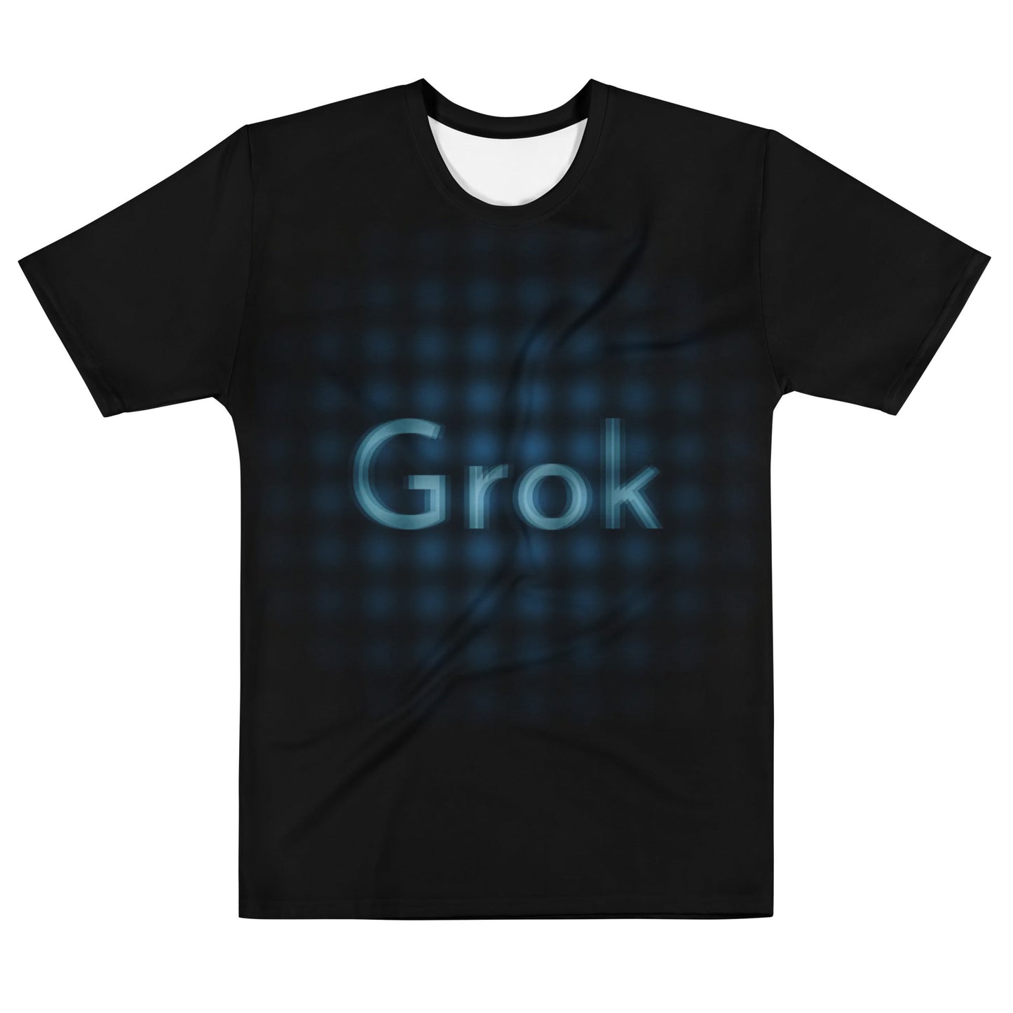 Product mockup photo of the Grok 1.5 Glitch T Shirt (men) M.