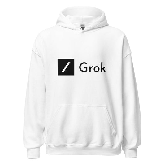 Grok Black Logo Hoodie (unisex) - AI Store