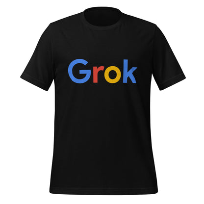 Image of the Grok Search Logo T-Shirt (unisex) Black / M.