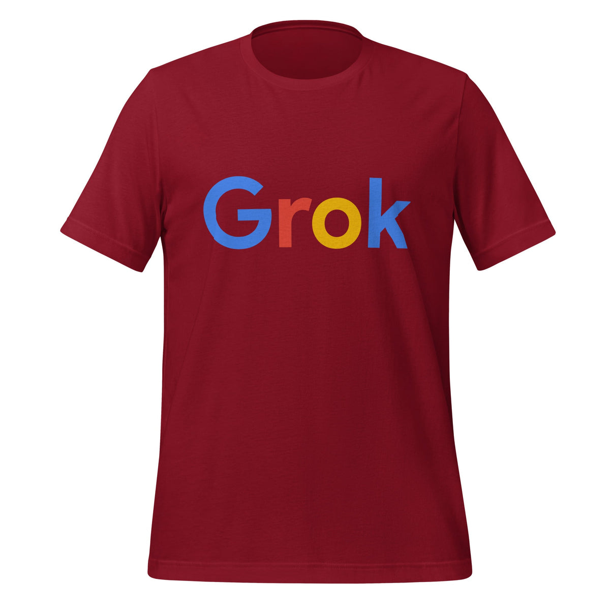 Image of the Grok Search Logo T-Shirt (unisex) Cardinal / M.