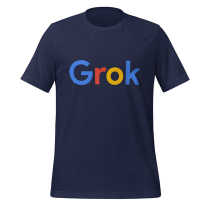 Image of the Grok Search Logo T-Shirt (unisex) Navy / M.