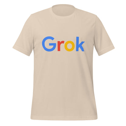 Image of the Grok Search Logo T-Shirt (unisex) Soft Cream / M.