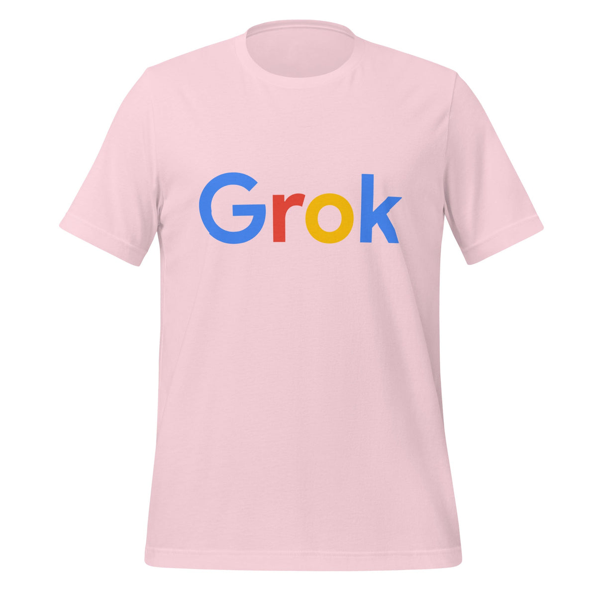Image of the Grok Search Logo T-Shirt (unisex) Soft Pink / M.