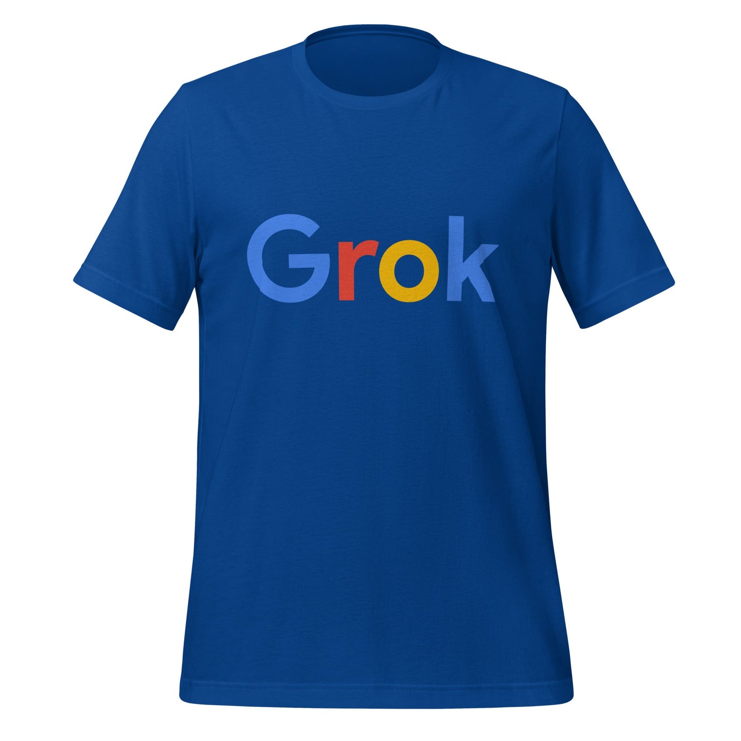 Image of the Grok Search Logo T-Shirt (unisex) True Royal / M.