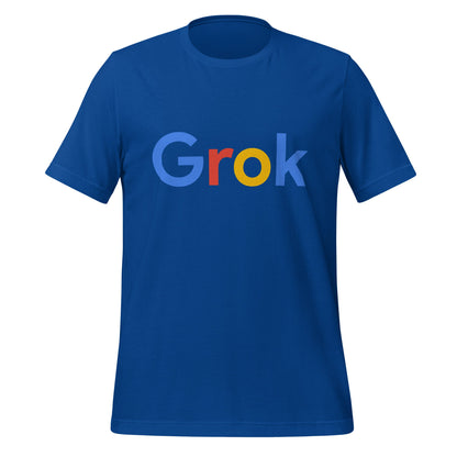 Image of the Grok Search Logo T-Shirt (unisex) True Royal / M.