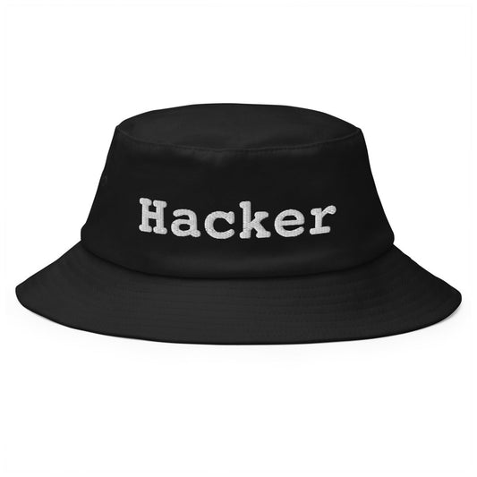 Hacker Embroidered Bucket Hat - AI Store