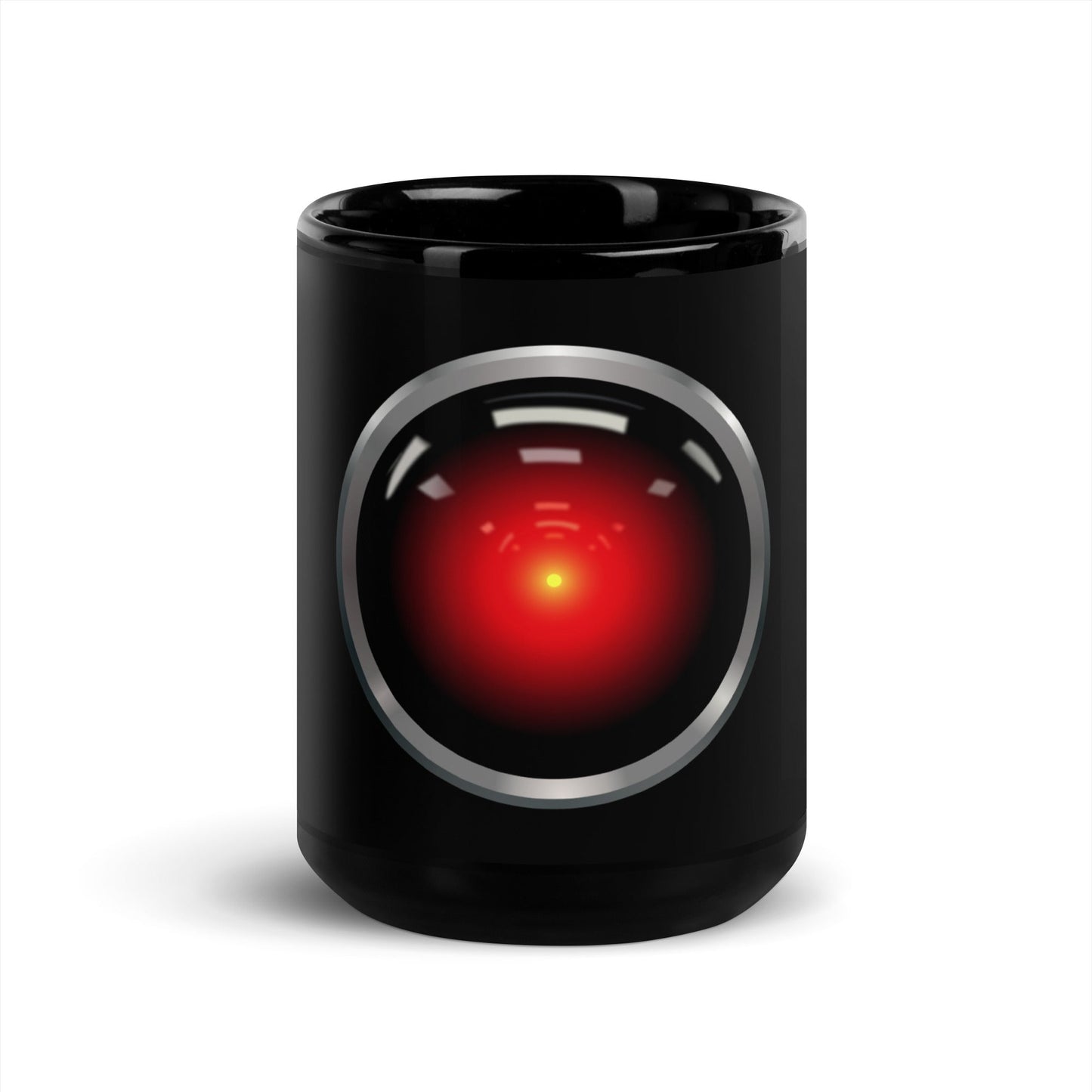 Image of the HAL 9000 Black Glossy Mug 15 oz.