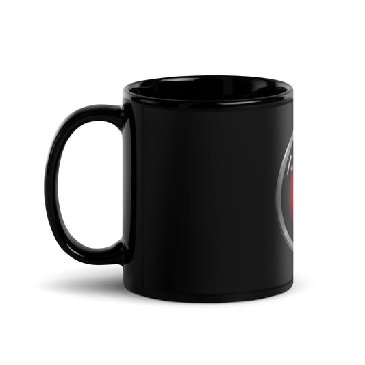 Image of the HAL 9000 Black Glossy Mug.