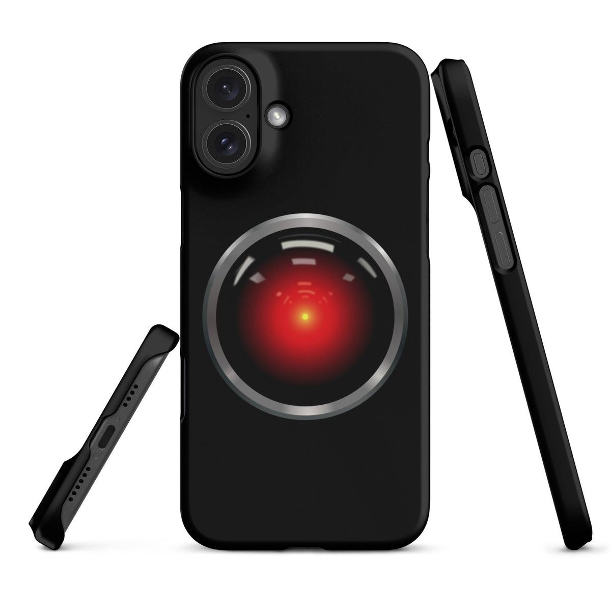 Image of the HAL 9000 Snap Case for iPhone iPhone 16 Plus.