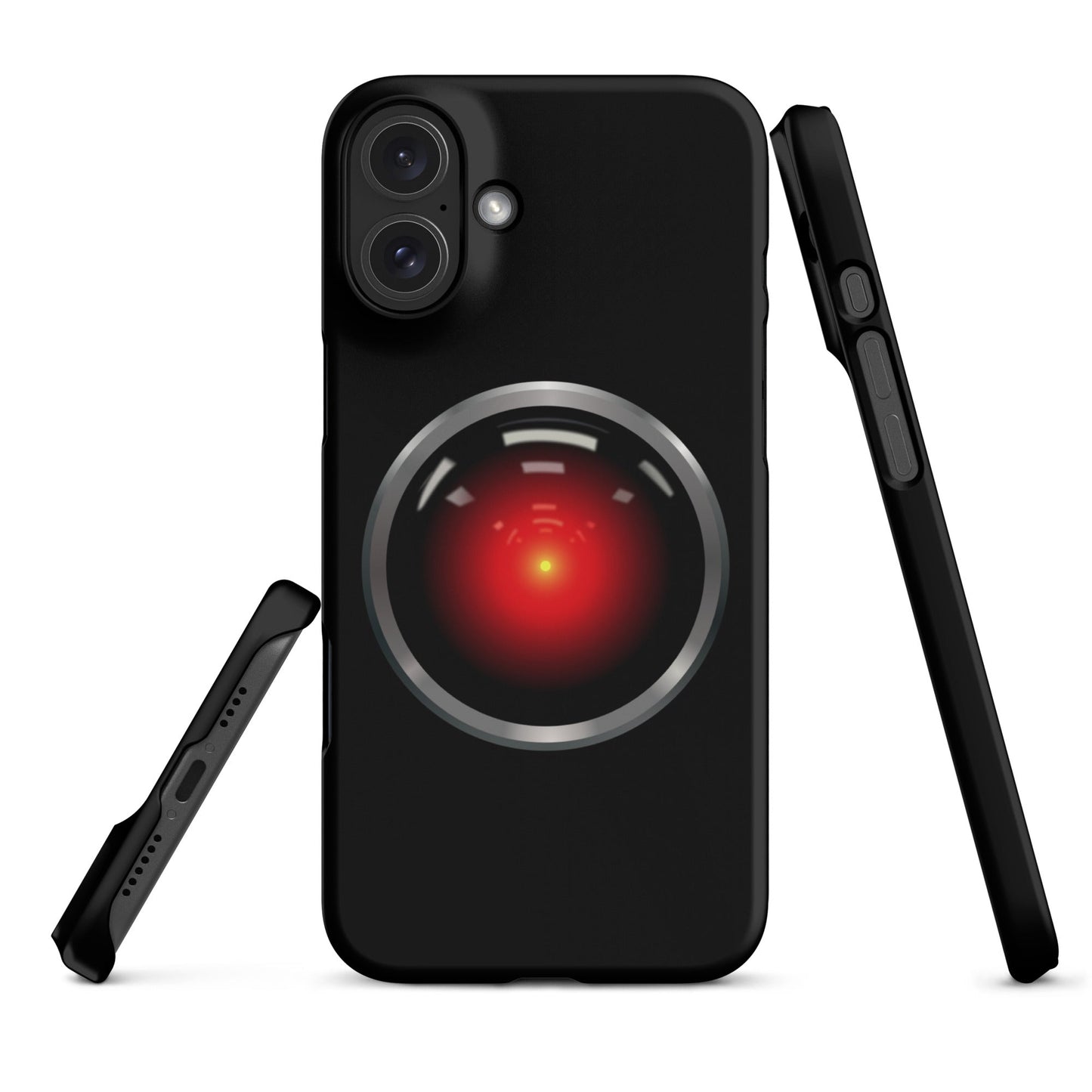 Image of the HAL 9000 Snap Case for iPhone iPhone 16 Plus.