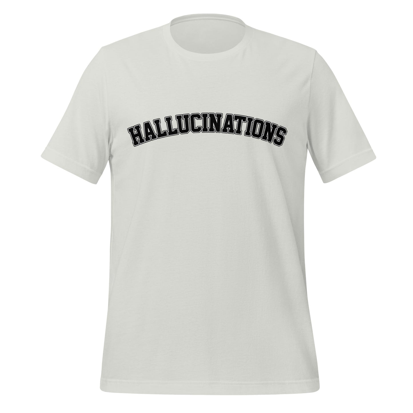 Image of the Hallucinations T-Shirt (unisex) Silver / M.