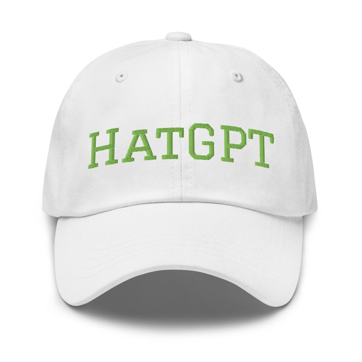 Image of the HatGPT in Light Green Cap White.