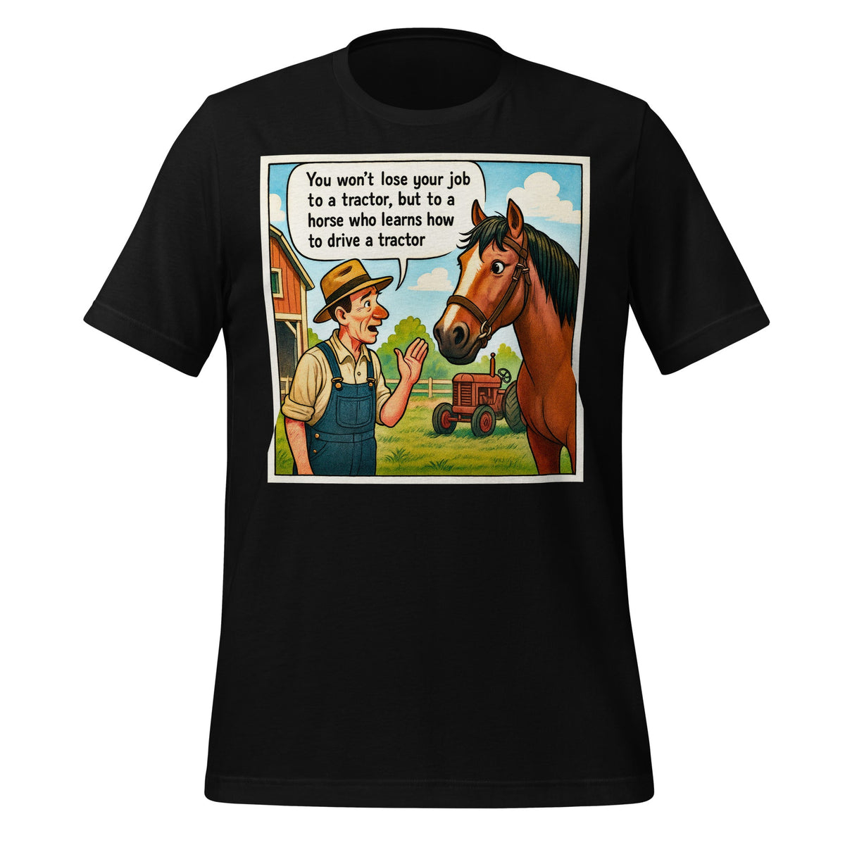 Image of the Horse Jobs T-Shirt (unisex) Black / M.