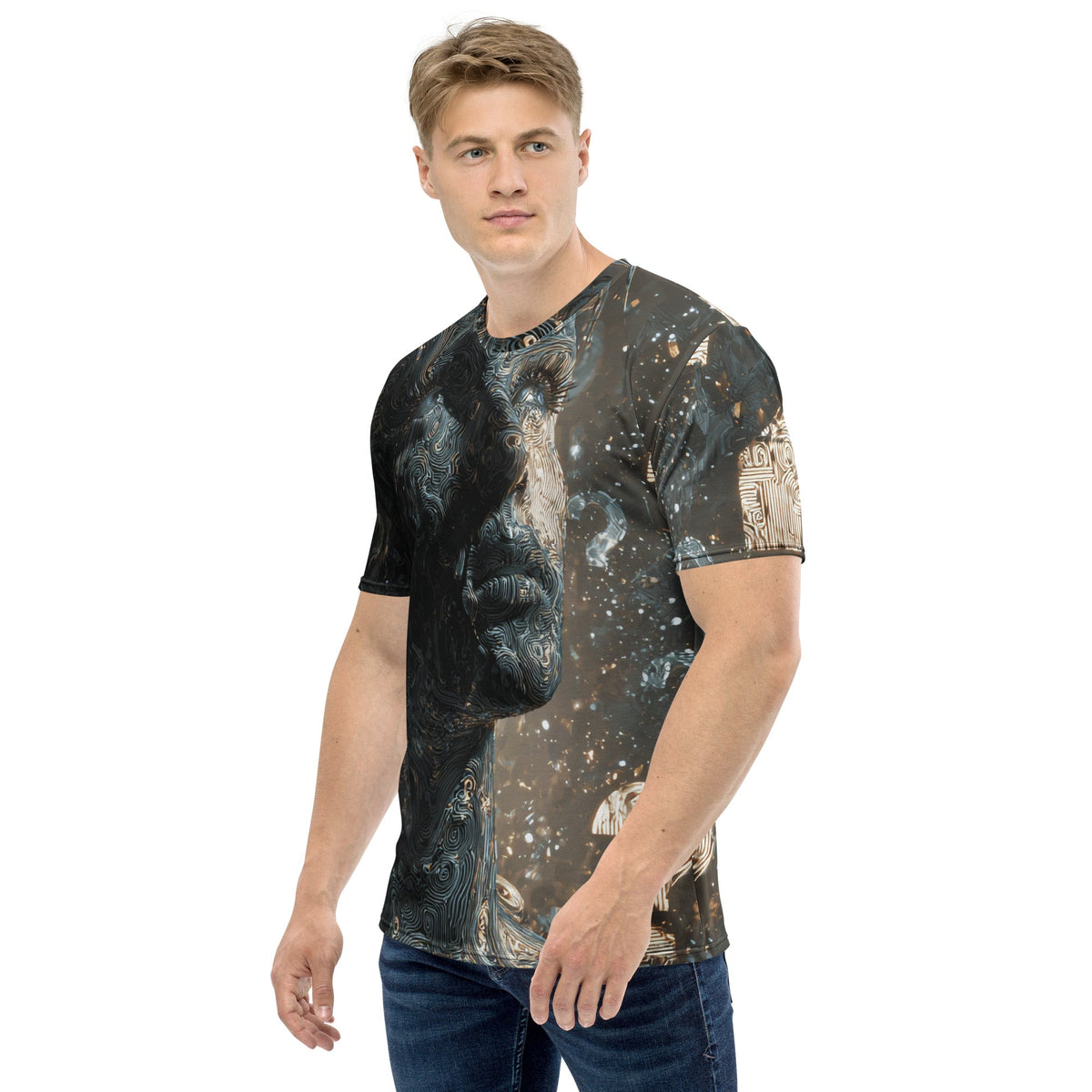 Image of the How does AI work? T-Shirt (men).