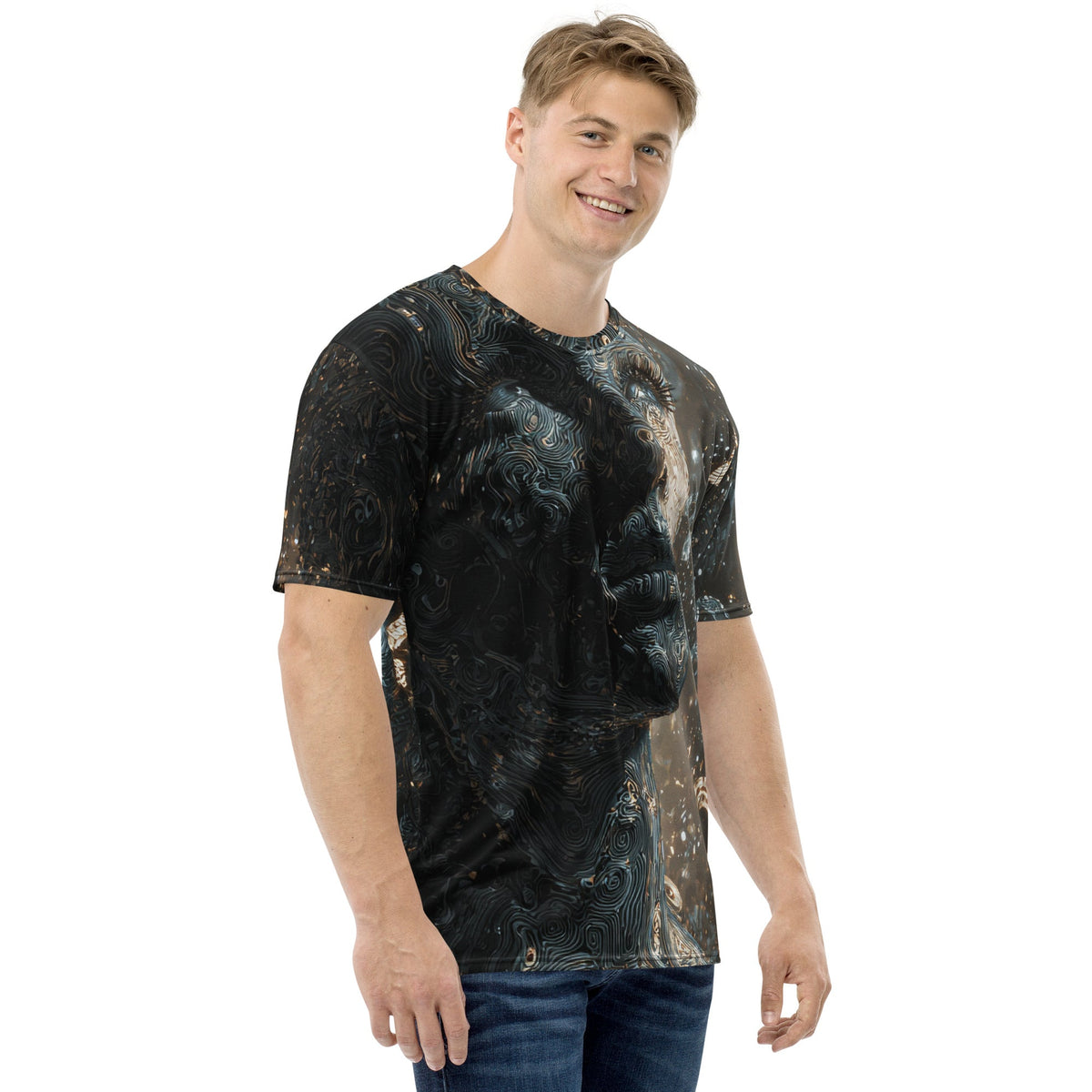 Image of the How does AI work? T-Shirt (men).