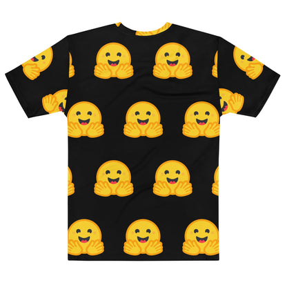 Product mockup photo of the Hugging Face Icon T Shirt (men).