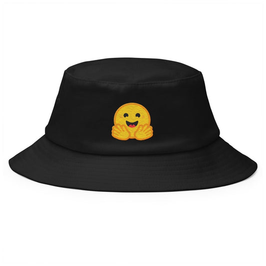 Hugging Face Icon True-Color Embroidered Bucket Hat - AI Store