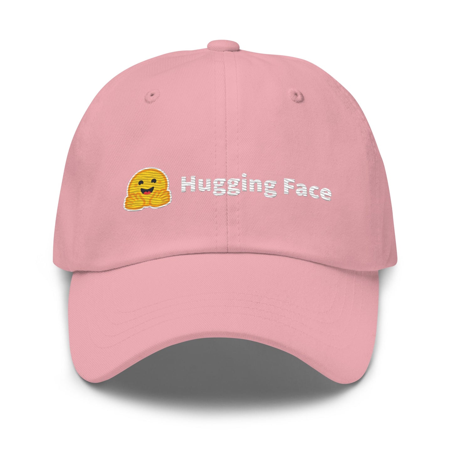 Image of the Hugging Face Logo Cap Pink.