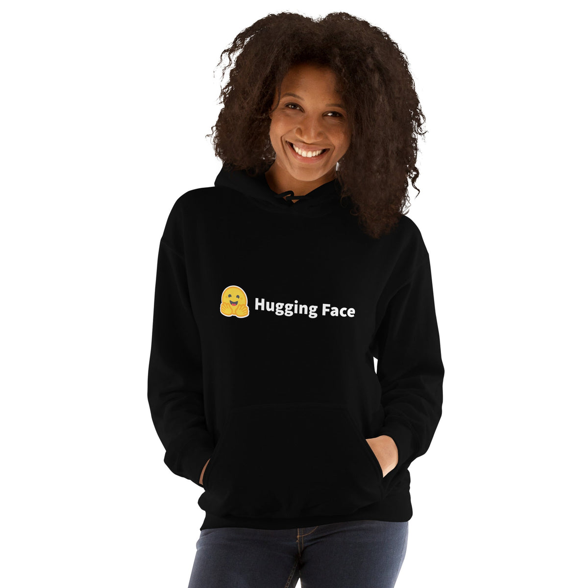 Image of the Hugging Face Logo Hoodie (unisex).