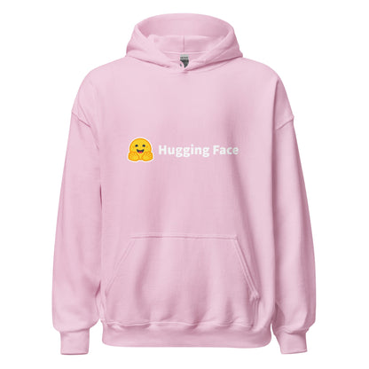 Image of the Hugging Face Logo Hoodie (unisex) Light Pink / M.