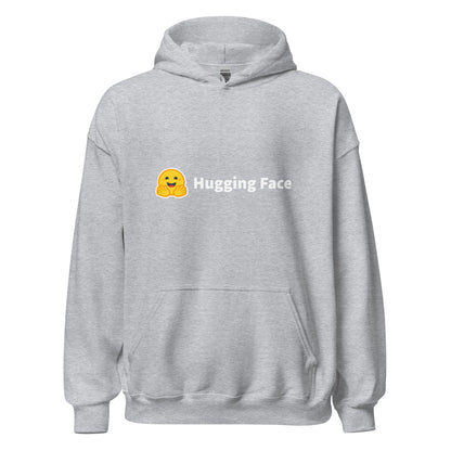 Image of the Hugging Face Logo Hoodie (unisex) Sport Grey / M.