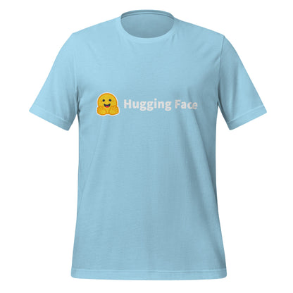 Image of the Hugging Face Logo T-Shirt (unisex) Ocean Blue / M.
