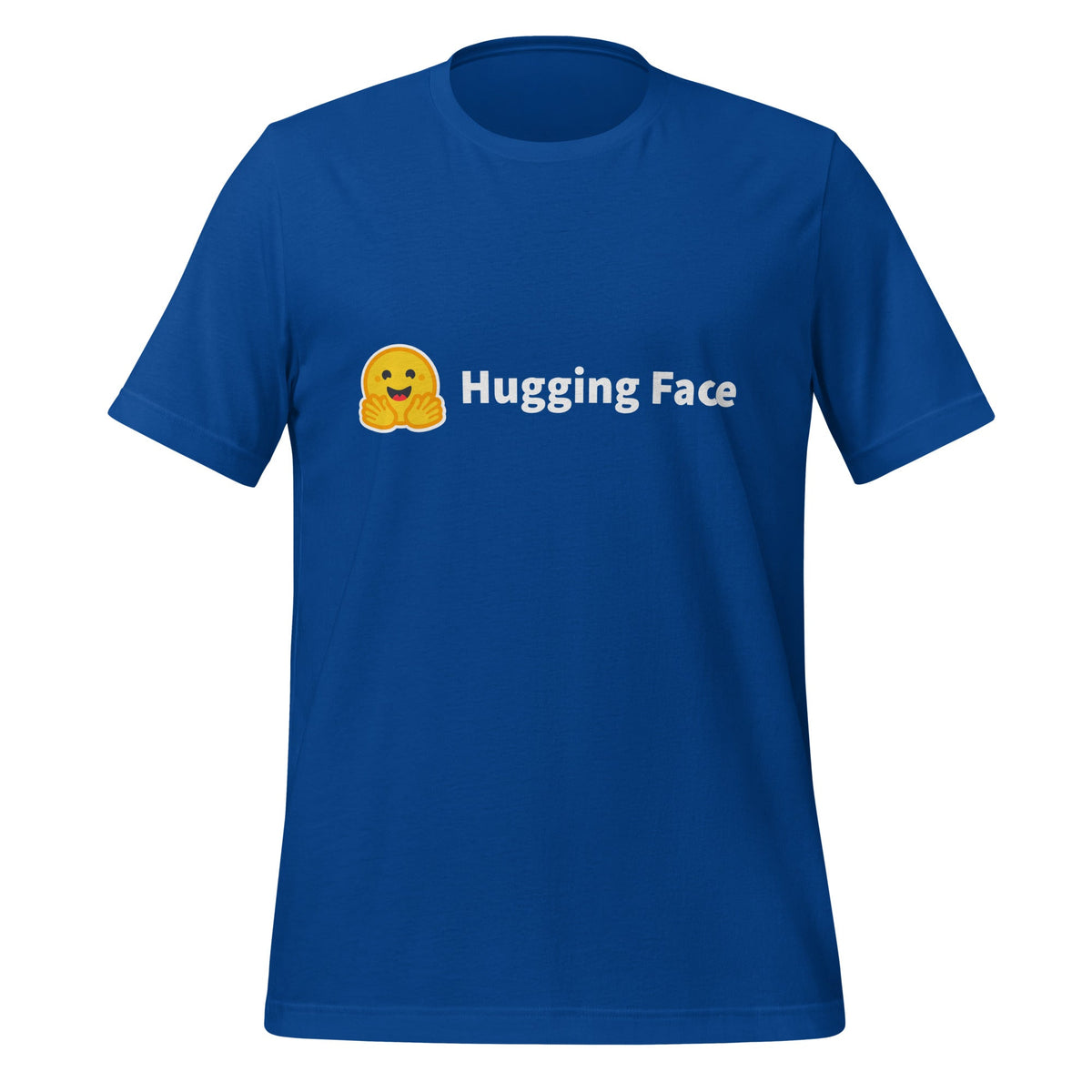 Image of the Hugging Face Logo T-Shirt (unisex) True Royal / M.