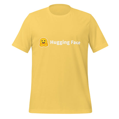 Image of the Hugging Face Logo T-Shirt (unisex) Yellow / M.