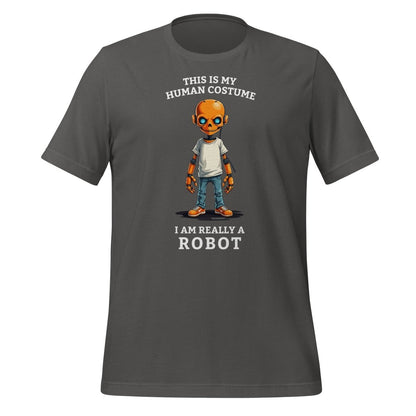 Image of the Human Costume Robot T-Shirt (unisex) Asphalt / M.