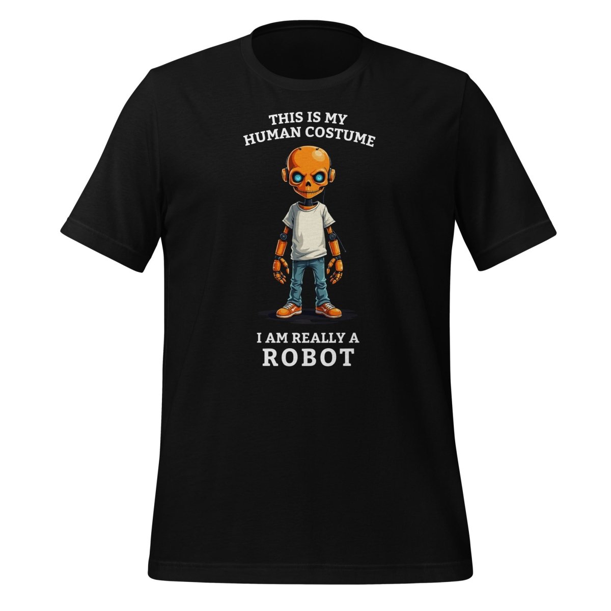 Image of the Human Costume Robot T-Shirt (unisex) Black / M.