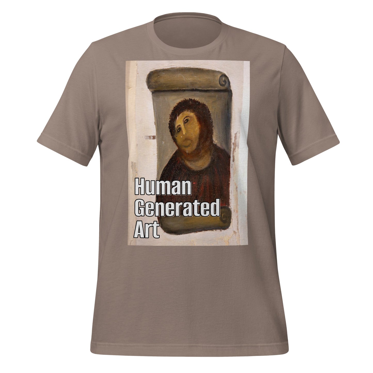 Image of the Human-Generated Art T-Shirt (unisex) Pebble / M.