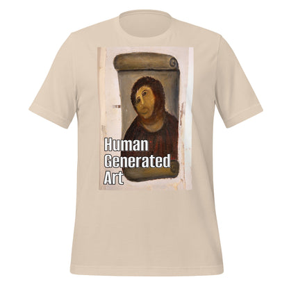 Image of the Human-Generated Art T-Shirt (unisex) Soft Cream / M.