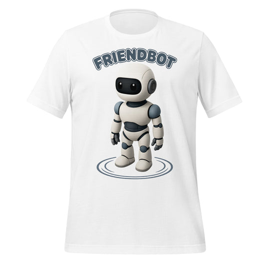 Image of the Humanoid Robot T-Shirt (unisex) White / M.