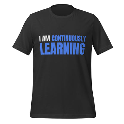 Image of the I am Continuously Learning T-Shirt (unisex) Dark Grey / XS.