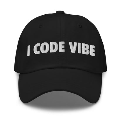 Image of the I CODE VIBE Cap Black.
