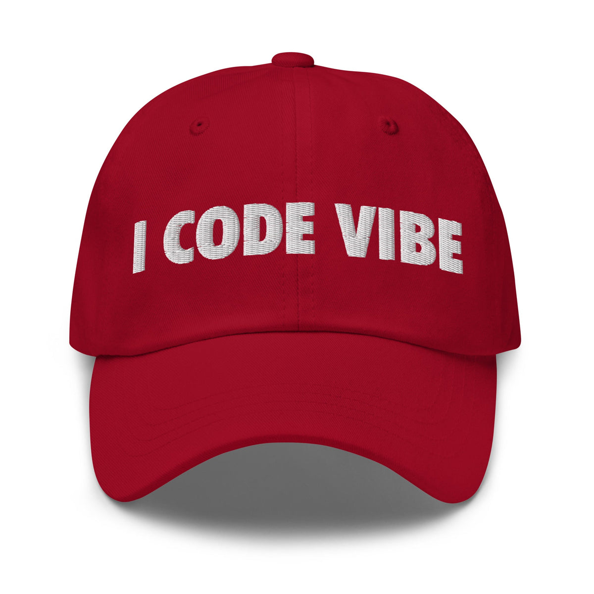 Image of the I CODE VIBE Cap Cranberry.