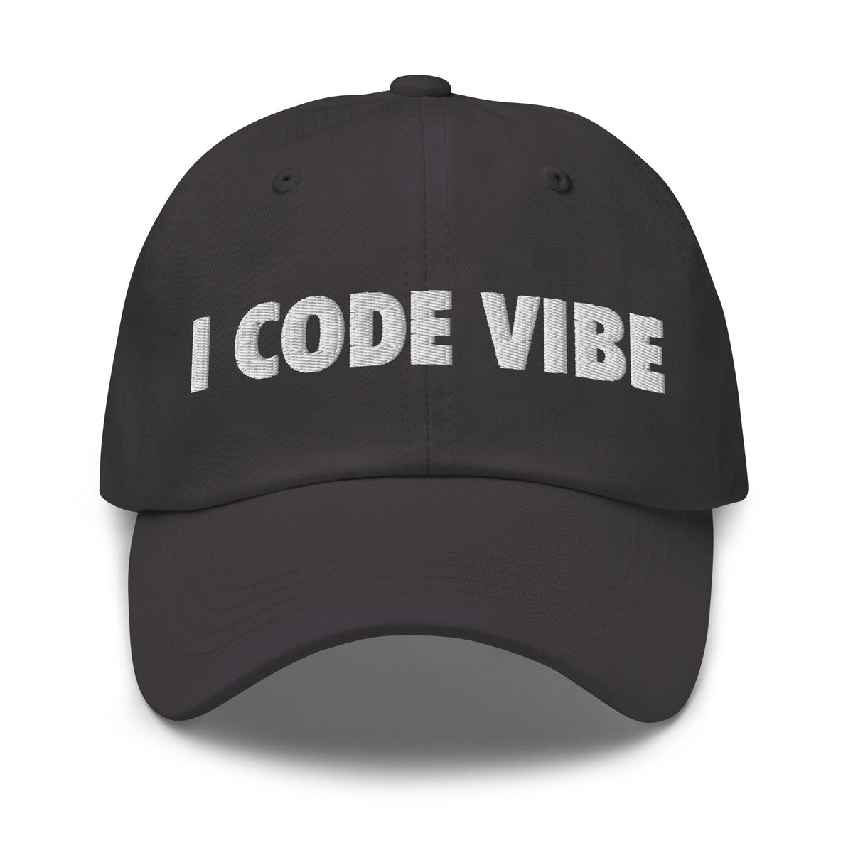 Image of the I CODE VIBE Cap Dark Grey.