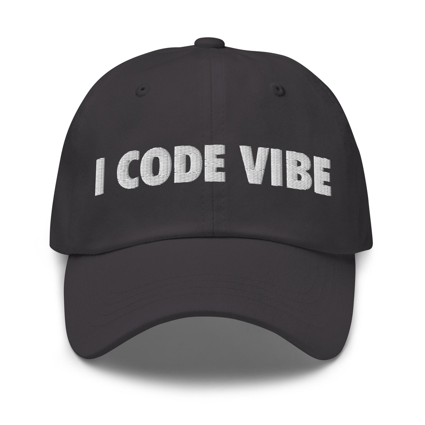 Image of the I CODE VIBE Cap Dark Grey.