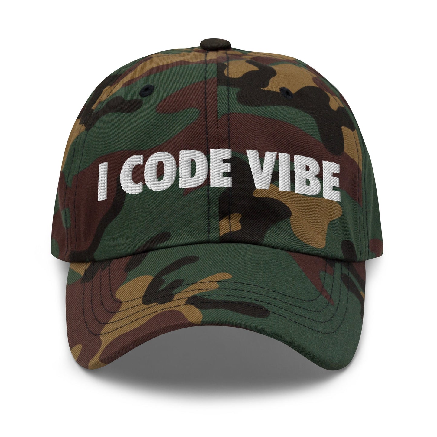Image of the I CODE VIBE Cap Green Camo.