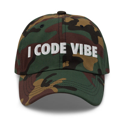 Image of the I CODE VIBE Cap Green Camo.