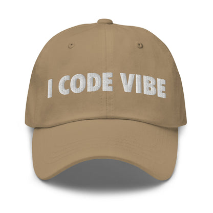 Image of the I CODE VIBE Cap Khaki.